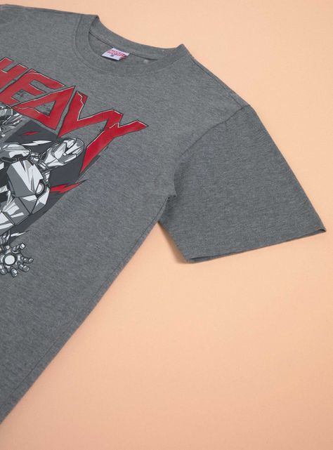 Polera Manga Corta con Aplicación Avengers Marvel-4