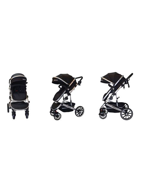 Coche Cuna Lux Negro 3 En 1-3