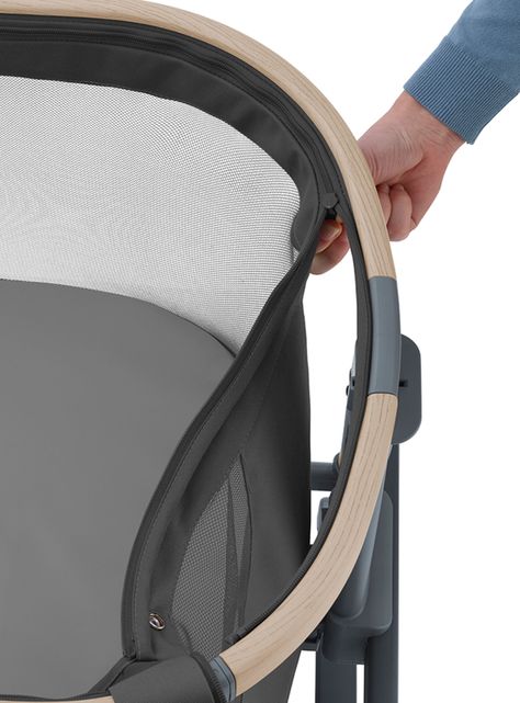 Cuna Colecho Lora Air Beyond Graphite-5