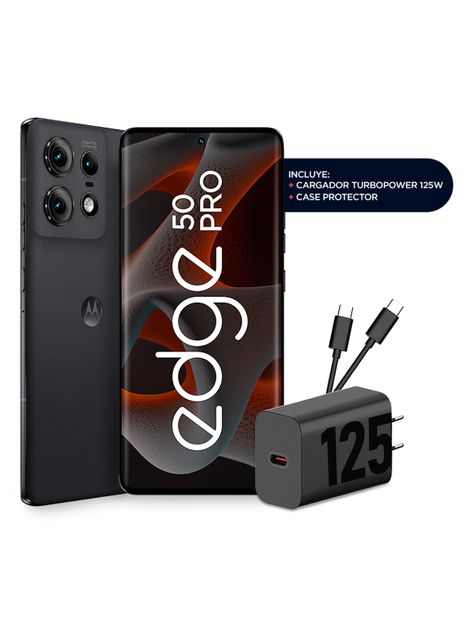 Smartphone Edge 50 Pro 5G 512GB 6.6" Negro Liberado-1