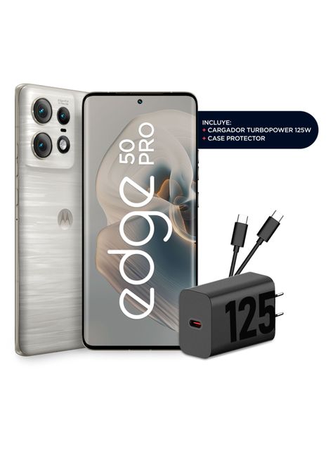 Smartphone Edge 50 Pro 5G 512GB 6.6" Blanco Liberado-1