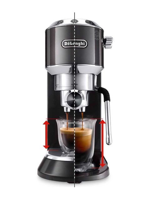 Cafetera Espresso 1.1 Litros Dedica Arte Gris-1