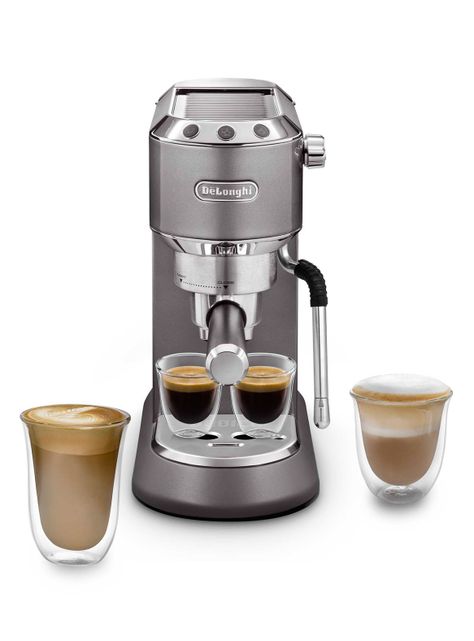 Cafetera Espresso 1.1 Litros Dedica Arte Gris-0