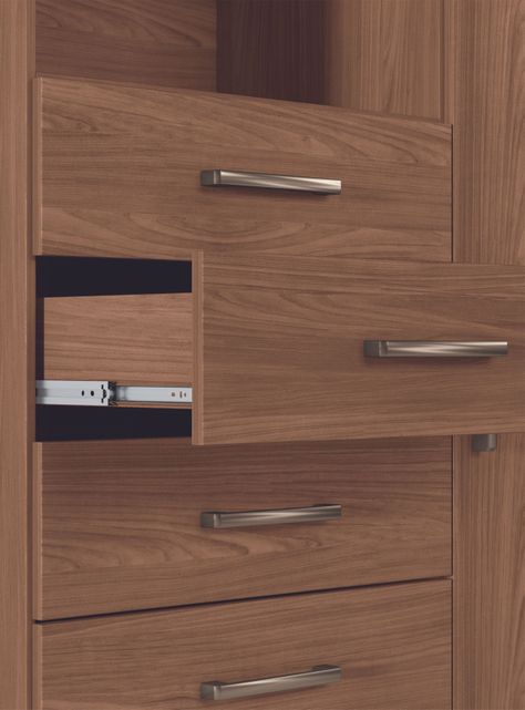 Cómoda Estilo 1 Puerta con Espejo 4 Cajones Jatoba-3