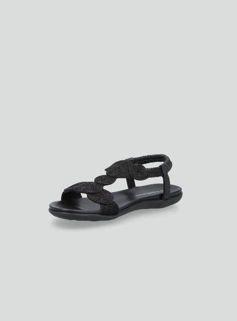 Sandalia Cómoda Slip On con Tiras Mujer-2