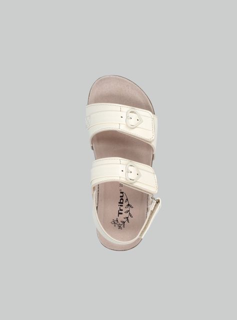 Sandalia Jr. Dos Tiras con  Hebilla Unisex-3