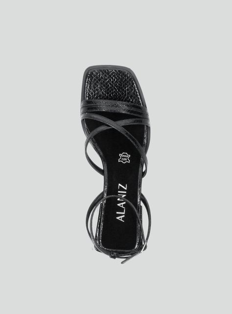 Sandalia Multistrap Look Metalizado Mujer-3