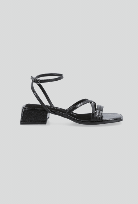 Sandalia Multistrap Look Metalizado Mujer-4
