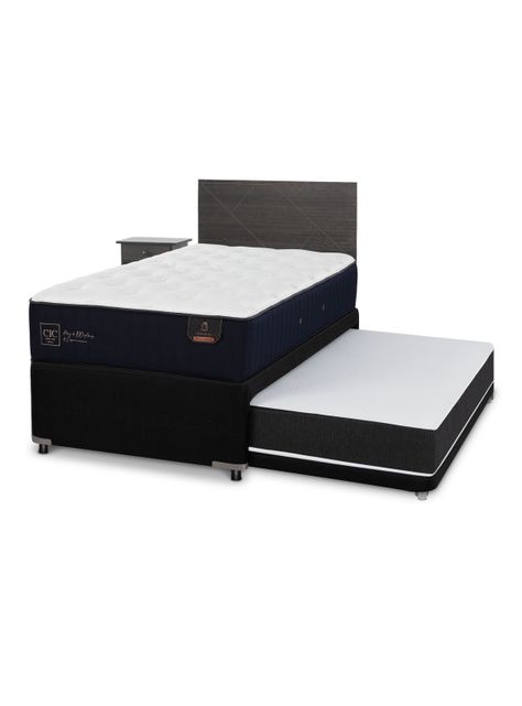 Diván Premium 1.5 Plazas + Set Villarrica Gris-0