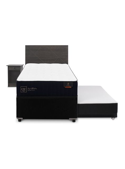 Diván Premium 1.5 Plazas + Set Villarrica Gris-2