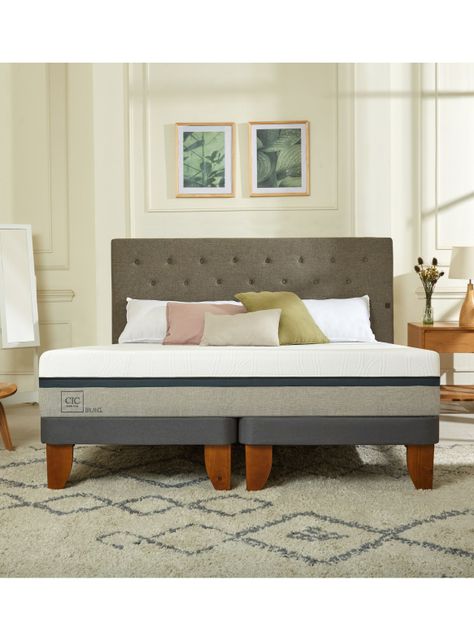 Cama Europea Balance King Set Villarrica Gris-4