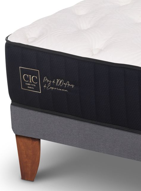 Cama Europea Premium 1.5 Plazas Respaldo Munich Gris-3