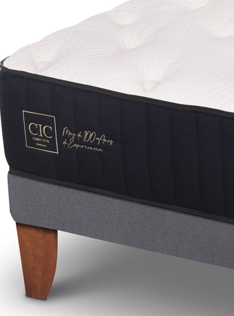 Cama Europea Premium 1.5 Plazas + Respaldo Gales Gris-3