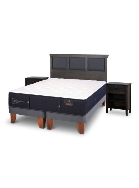 Cama Europea Premium King Set Torino Gris-0