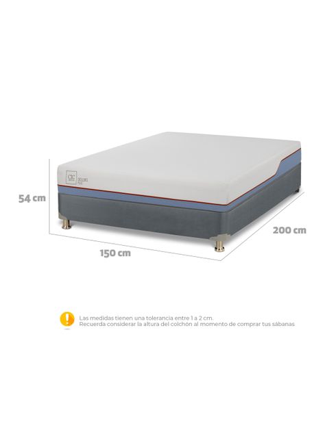 Cama Americana Excellence Plus 2 Plazas Plumón-1