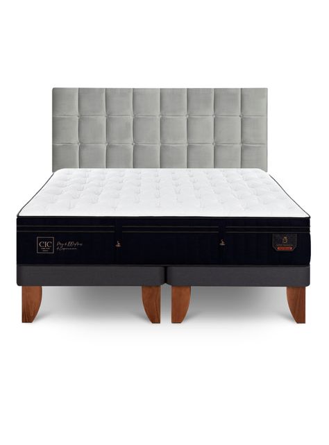 Cama Europea Super Premium King Respaldo Sile-2
