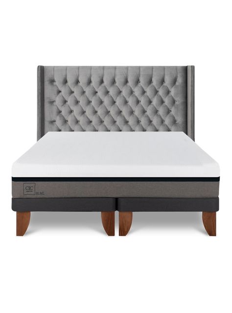 Cama Europea Balance King Respaldo Sesia-2