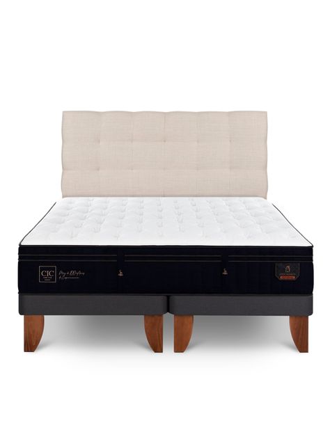 Cama Europea Súper Premium Súper King Respaldo Ebro-2
