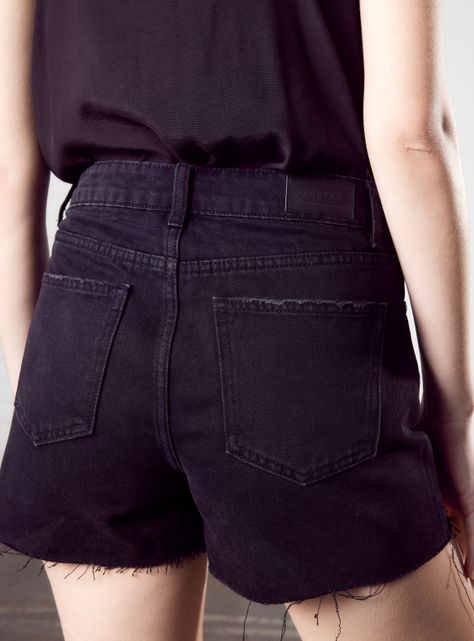 Falda Skort Denim con Dos Botones-3