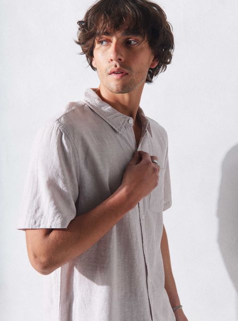 Camisa de Vestir Lino-3