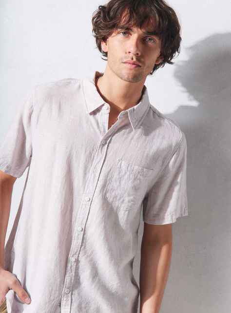 Camisa de Vestir Lino-2