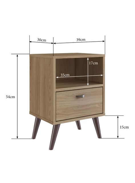 Velador Honey Cajón Miel-2