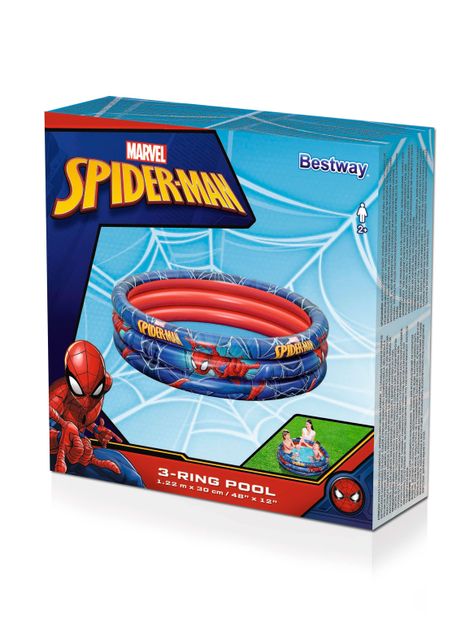 Piscina Inflable 3 Anillos Spiderman-7