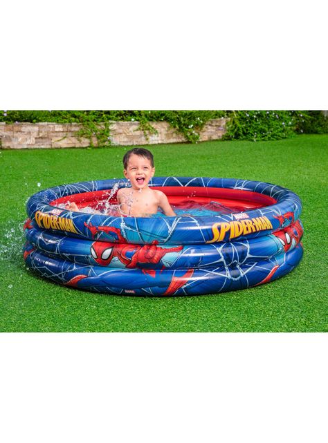 Piscina Inflable 3 Anillos Spiderman-6