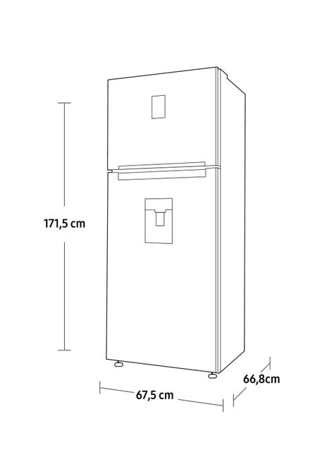 Refrigerador No Frost 361 Litros RT35K5730SL/ZS-7