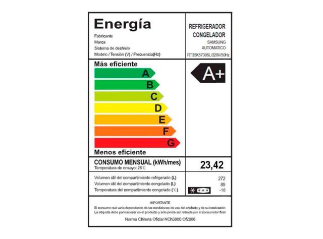 Refrigerador No Frost 361 Litros RT35K5730SL/ZS-4