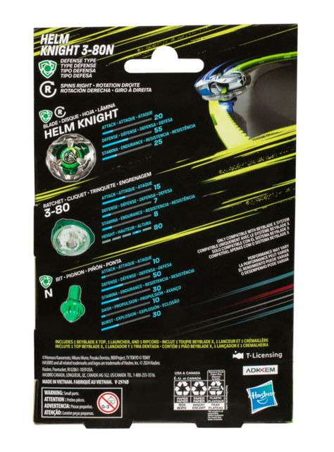 Trompo X Kit Inicial Helm Knight 3-80N-3