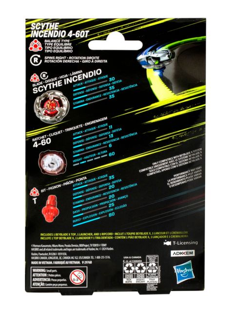 Trompo X Kit Inicial Scythe Incendio 4-60T-3