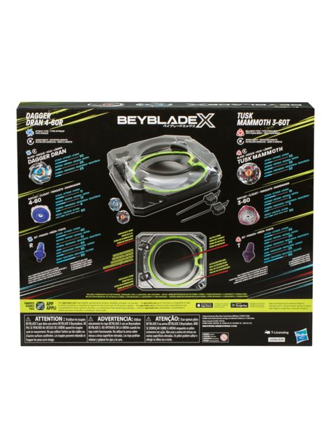 Juego de Acción Trompo Beyblade X Set de Batalla Xtreme-3