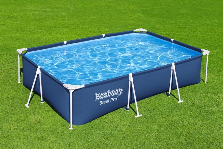 Piscina Desmontable Rectangular Steel Pro 3 x 2.01 x 0.6 m-0