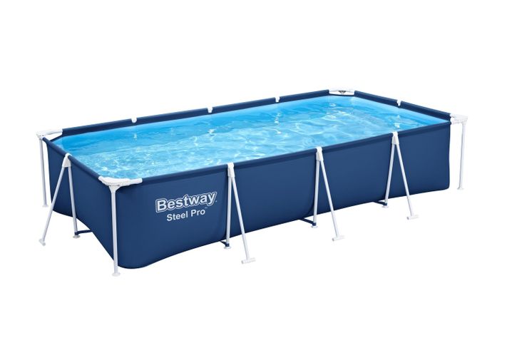 Piscina Desmontable Rectangular Steel Pro 4 x 2.11 x 0.81 m-0