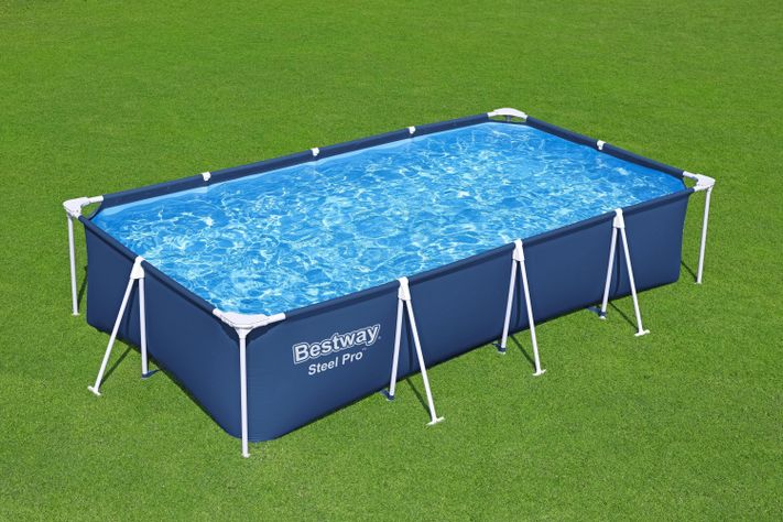 Piscina Desmontable Rectangular Steel Pro 4 x 2.11 x 0.81 m-1