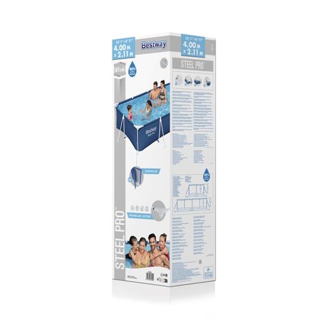 Piscina Desmontable Rectangular Steel Pro 4 x 2.11 x 0.81 m-5
