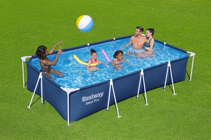 Piscina Desmontable Rectangular Steel Pro 4 x 2.11 x 0.81 m-3