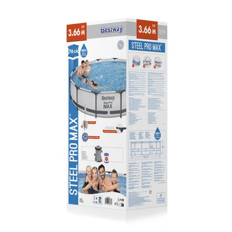 Conjunto de Piscina Desmontable Steel Pro MAX 3.66 m x 76 cm-5