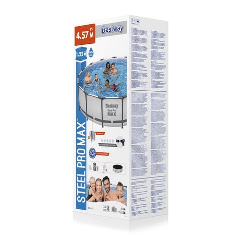 Conjunto de Piscina Desmontable Steel Pro MAX 4.57 m x 1.22 m-6