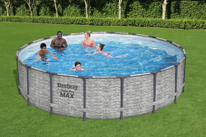 Piscina Desmontable Redonda Steel Pro MAX 5.49 m x 1.22 m-0