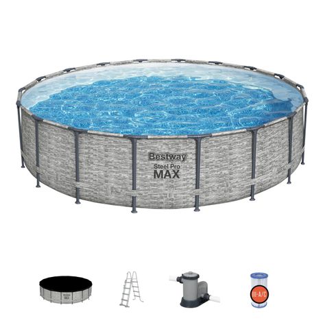 Piscina Desmontable Redonda Steel Pro MAX 5.49 m x 1.22 m-7