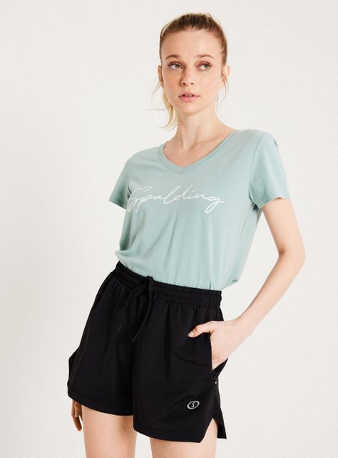Short Diseño Estampado Cortes en Costados-0