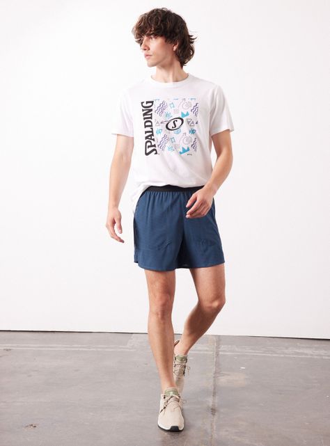 Short Tela Respirable Detalles Reflectantes-4