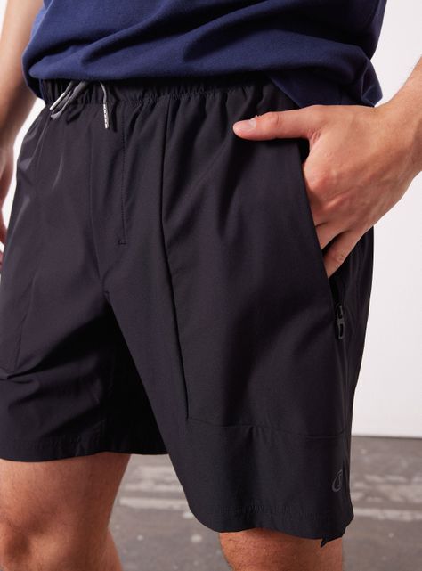 Short Bolsillos con Cierres Cintura Ajustable-2