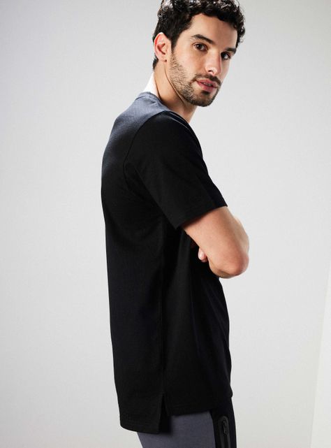 Polera Jaquard Estampado en Costado-3