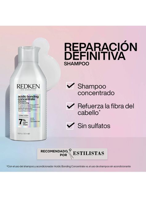 Shampoo XL Sin Sulfatos ABC Reparación Total Bonding Concentrate 500ml Redken-1