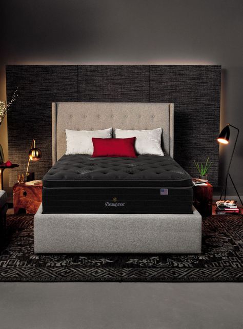 Cama Europea Harmony 2 Plazas + Respaldo Tignes Marengo-5