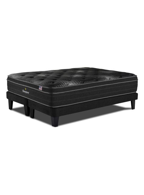 Cama Europea Platinum King + Respaldo Tignes Arena-1