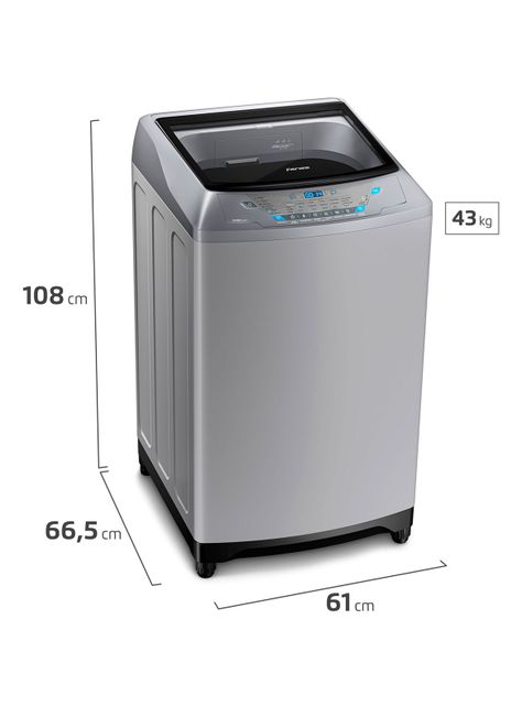 Lavadora Carga Superior 20 Kg Premium Care 20 SZ Silver-1